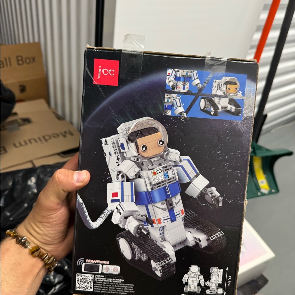CHANEL Blue and White Building Set Robot